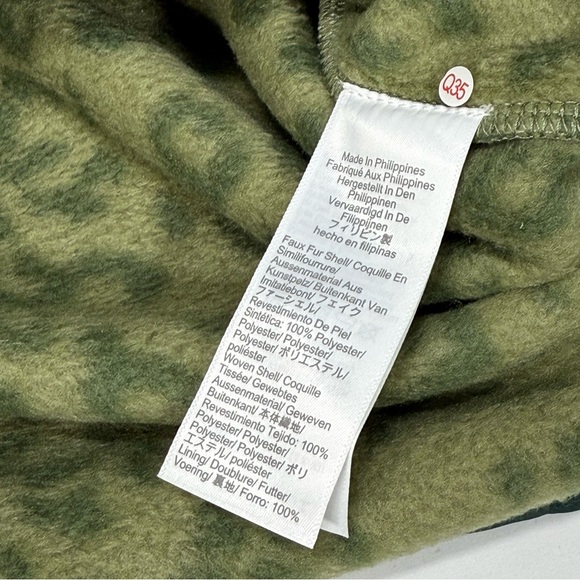 J Crew Women's Quilted Button-Neck Sherpa Tunic XS Fleece Pullover Comfy Warm - Picture 7 of 8